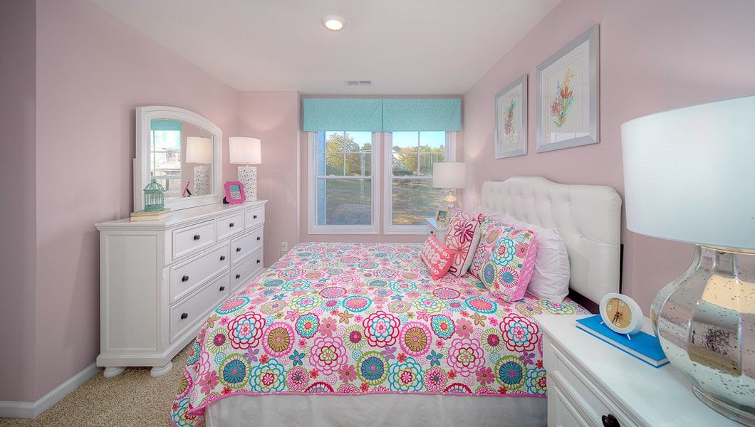 Representative furnished interior of a home built from the Lansing by D.R. Horton in Townes at Tap Root Farms, Fletcher (Image 24).