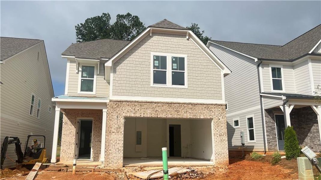 In-progress construction of a new home in Legacy Downs, Canton, GA (Image 30).