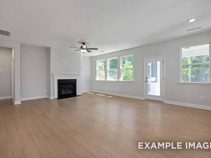 Spacious, unfurnished interior of a new home in Wendell Ridge, Wendell (Image 12).
