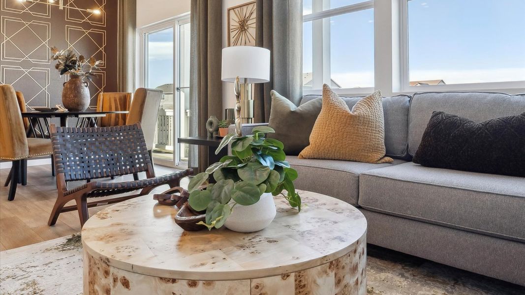 Representative furnished interior of a home built from the Muirfield by D.R. Horton in Villas at Vantage, Berthoud (Image 7).