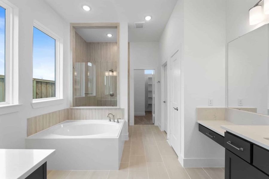 Furnished interior view inside a new home in Riceland, Mont Belvieu (Image 11). Furnished interior view inside a new home in Riceland, Mont Belvieu (Image 11).