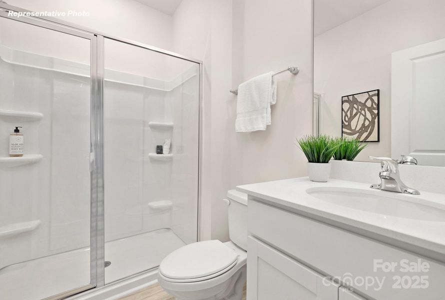 Furnished interior view inside a new home in Secrest Commons, Monroe (Image 9).