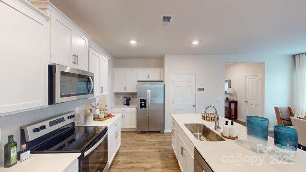 Furnished interior view inside a new home in Falls at Hickory, Hickory (Image 23).