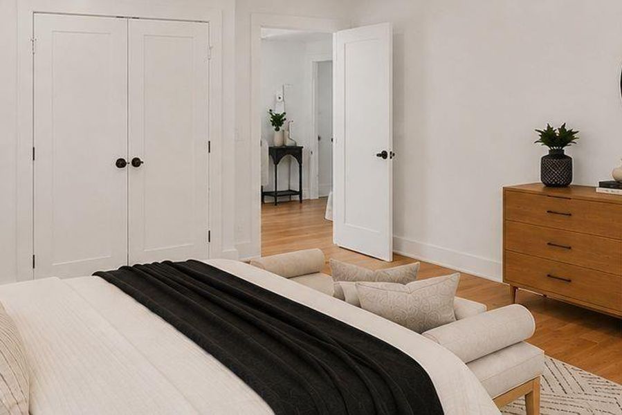 Furnished interior view inside a new home in , Atlanta (Image 8).