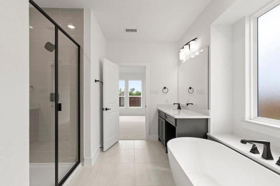 Furnished interior view inside a new home in Grayhawk Addition, Forney (Image 29).