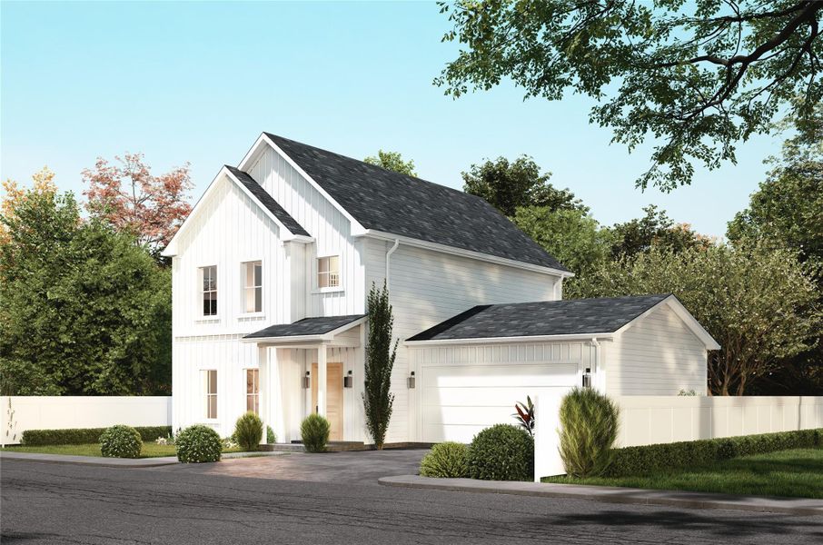 Front exterior of a new home in Dayton Colbert, Dayton, TX, highlighting curb appeal (Image 12).