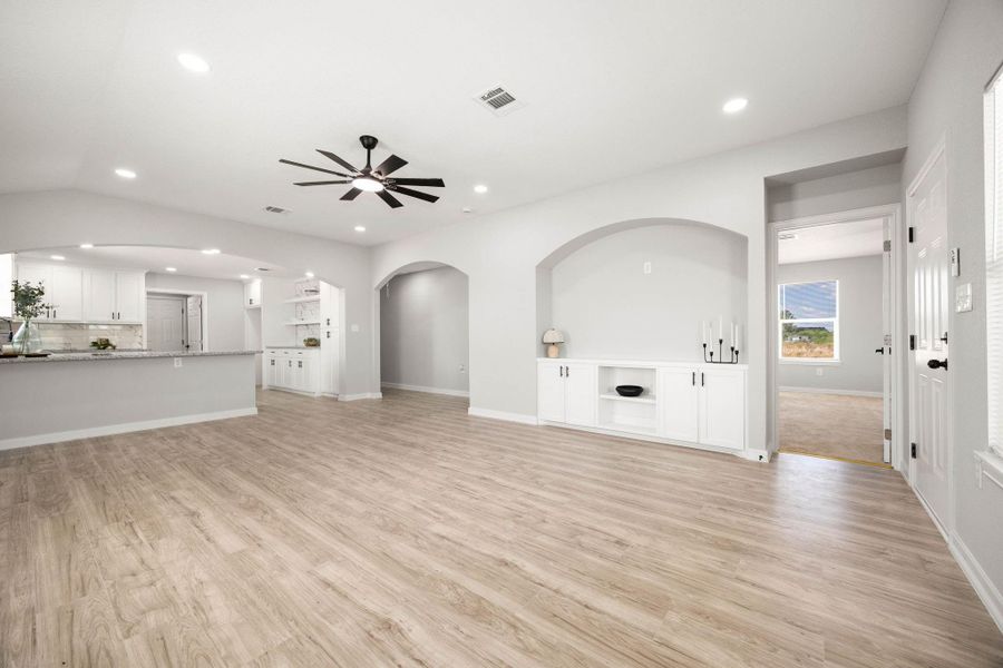 Feature stylish and low-maintenance luxury vinyl plank (LVP) flooring installed throughout the main living areas, offering both durability and ease of upkeep. Feature stylish and low-maintenance luxury vinyl plank (LVP) flooring installed throughout the main living areas, offering both durability and ease of upkeep.