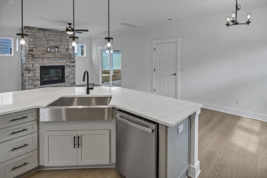 Furnished interior view inside a new home in Clubside Reserve at Summerlake, Lexington (Image 13).