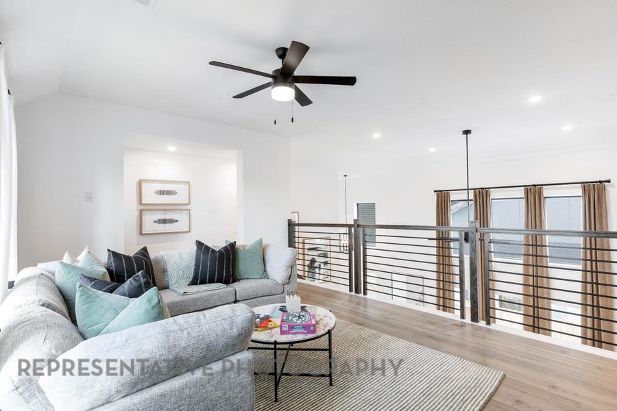 Furnished interior view inside a new home in Santa Rita Ranch: 40-45ft. lots, Liberty Hill (Image 14).