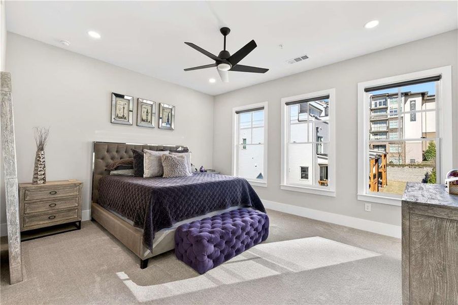 Furnished interior view inside a new home in , Atlanta (Image 42).