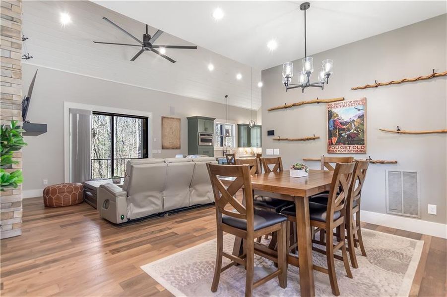 Furnished interior view inside a new home in , Ellijay (Image 26).