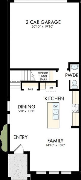 2D floor plan layout of this home in Palmeras at Crossprairie – The Palms Collection, St. Cloud, FL (Image 1). 2D floor plan layout of this home in Palmeras at Crossprairie – The Palms Collection, St. Cloud, FL (Image 1).