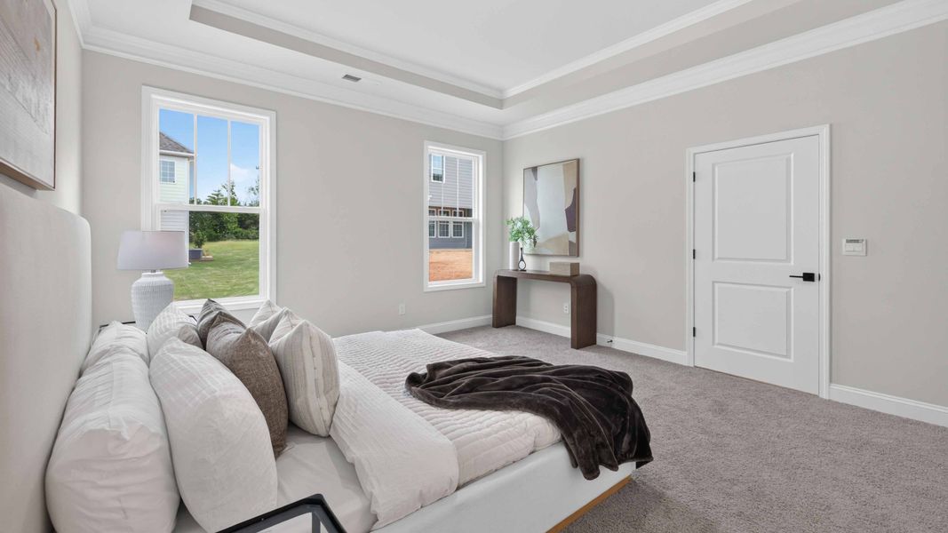 Furnished interior view inside a new home in Sylvan Creek, Denver (Image 15).