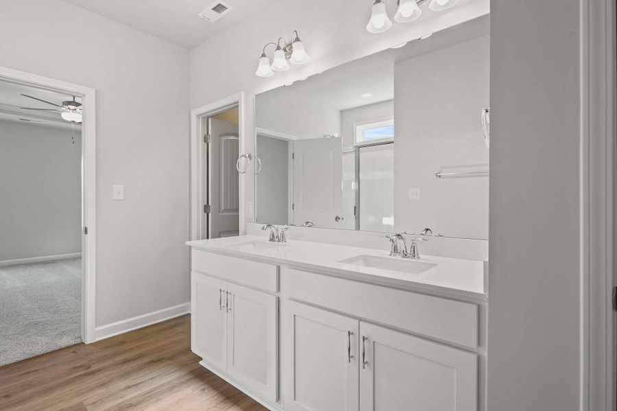 Representative furnished interior of a home built from the Camellia by Caviness & Cates Communities in Bartlett Manor, Youngsville (Image 91).
