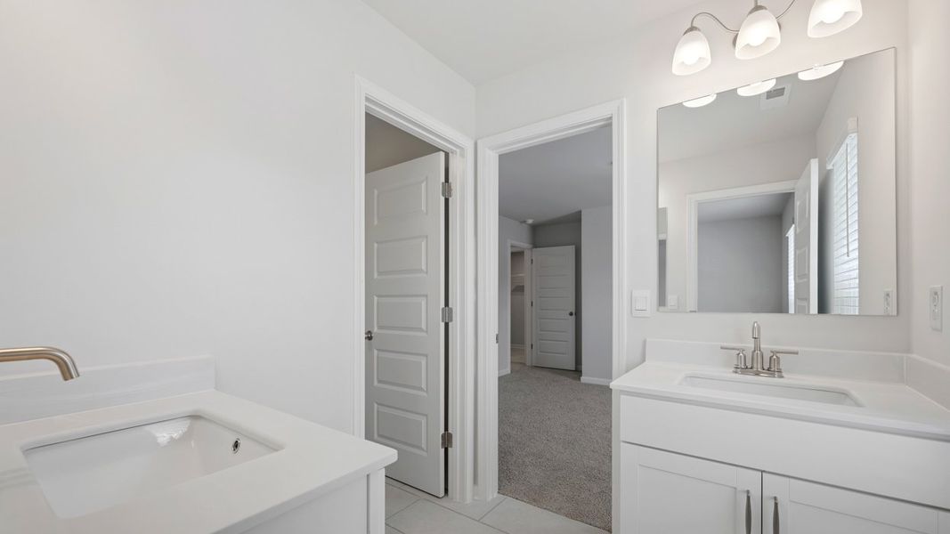 Furnished interior view inside a new home in Evergreen Crossing, Locust Grove (Image 8). Furnished interior view inside a new home in Evergreen Crossing, Locust Grove (Image 8).