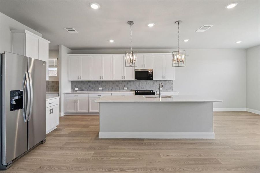 Furnished interior view inside a new home in Lakehaven - Premier Series, Farmersville (Image 9).