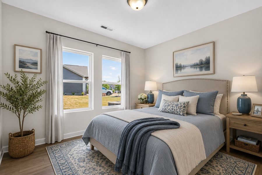 Representative furnished interior of a home built from the The Kipling by David Weekley Homes in Serenity - The Village Collection, Fuquay Varina (Image 6). Representative furnished interior of a home built from the The Kipling by David Weekley Homes in Serenity - The Village Collection, Fuquay Varina (Image 6).