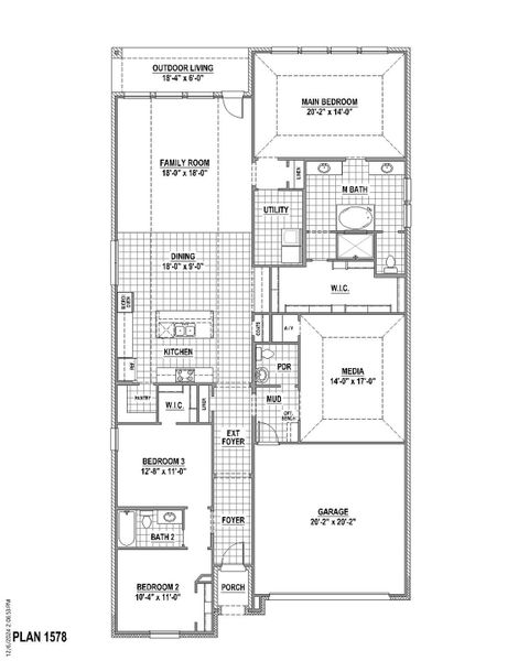 Plan 1578 1st Floor