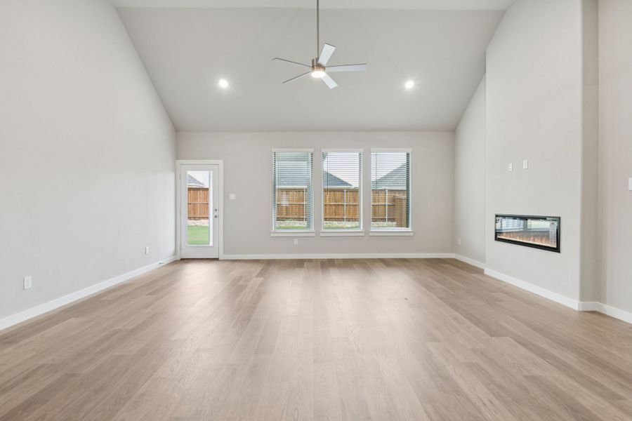 Representative unfurnished interior of a home built from the Stanley II | Ventana by Trophy Signature Homes in Ventana, Fort Worth (Image 20).