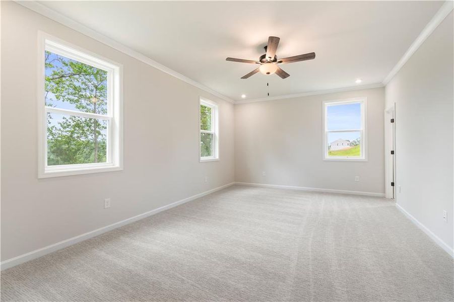Spacious, unfurnished interior of a new home in Tiberon Woods, Cumming (Image 31).