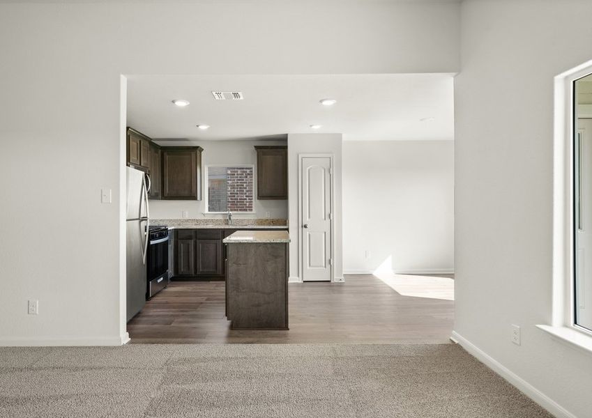 Representative furnished interior of a home built from the Carson by LGI Homes in Vista West, Fort Worth (Image 5).