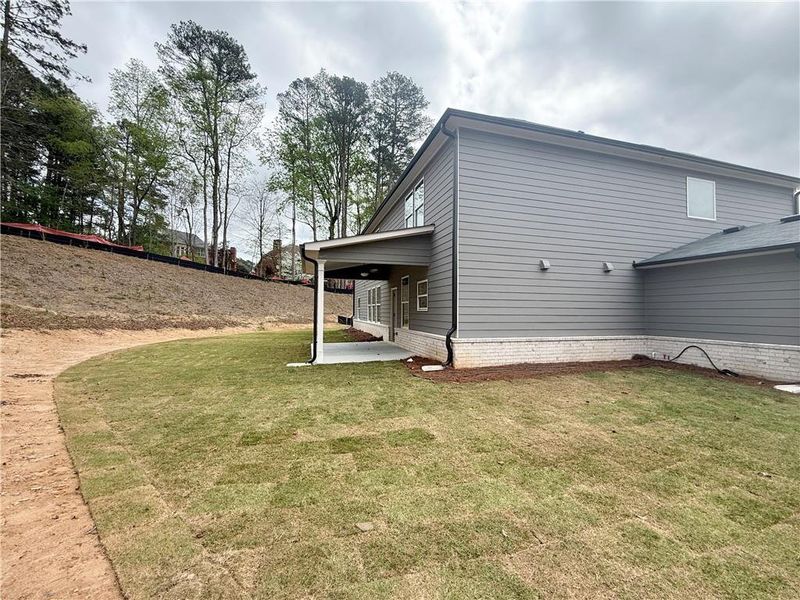 Exterior details and patio area of a home in , Hoschton (Image 3).