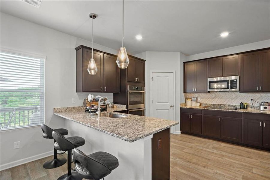 Furnished interior view inside a new home in The Enclave at Dial Farm Phase III, Walnut Grove (Image 15).