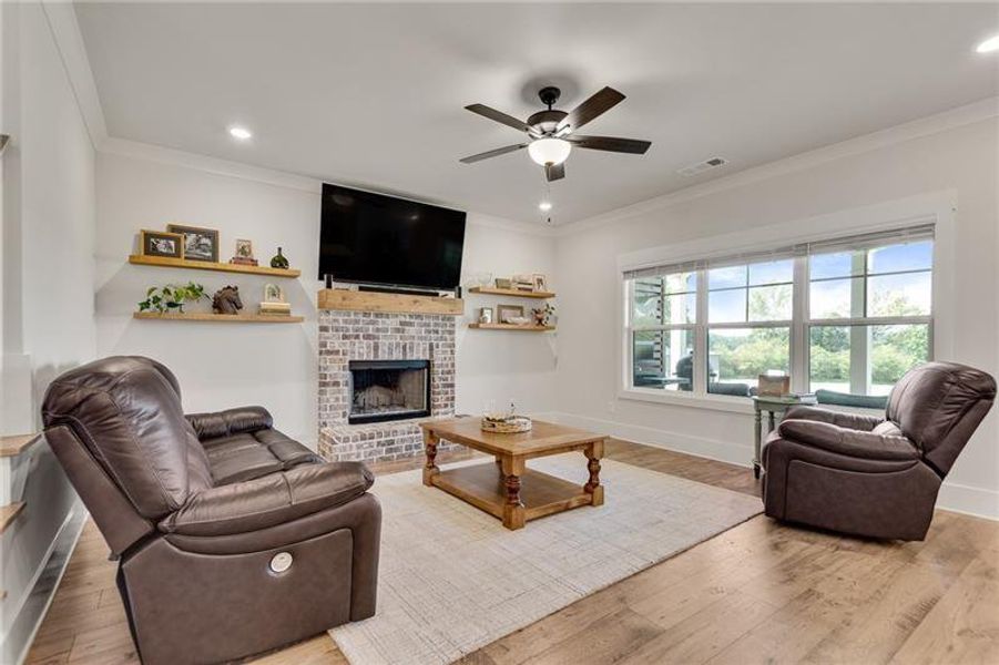 Furnished interior view inside a new home in Alcovy Station, Covington (Image 15).