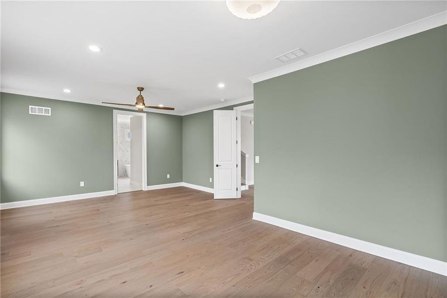 Spacious, unfurnished interior of a new home in Laurel View, Suwanee (Image 47). Spacious, unfurnished interior of a new home in Laurel View, Suwanee (Image 47).