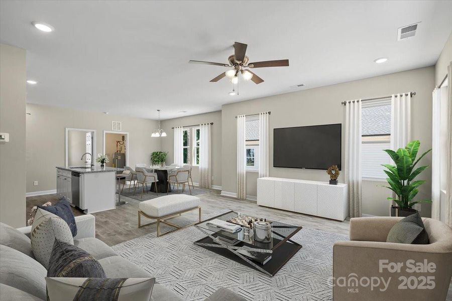 Furnished interior view inside a new home in , Salisbury (Image 7). Furnished interior view inside a new home in , Salisbury (Image 7).