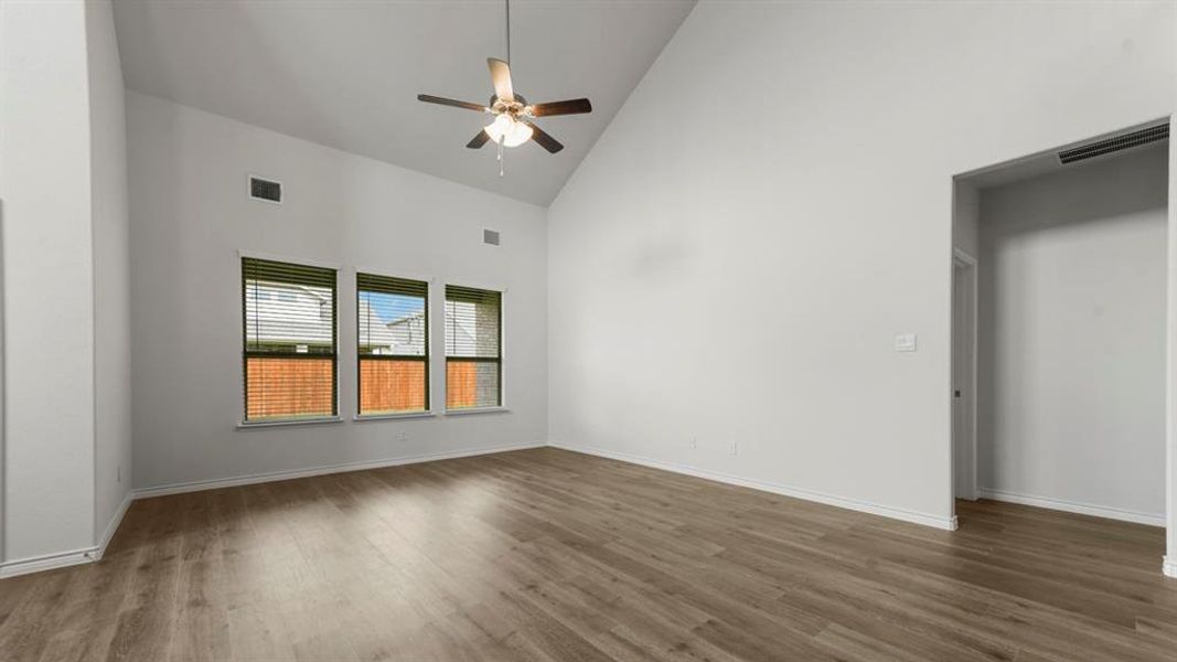 Spacious, unfurnished interior of a new home in Lilybrooke at Legacy Hills, Celina (Image 15). Spacious, unfurnished interior of a new home in Lilybrooke at Legacy Hills, Celina (Image 15).