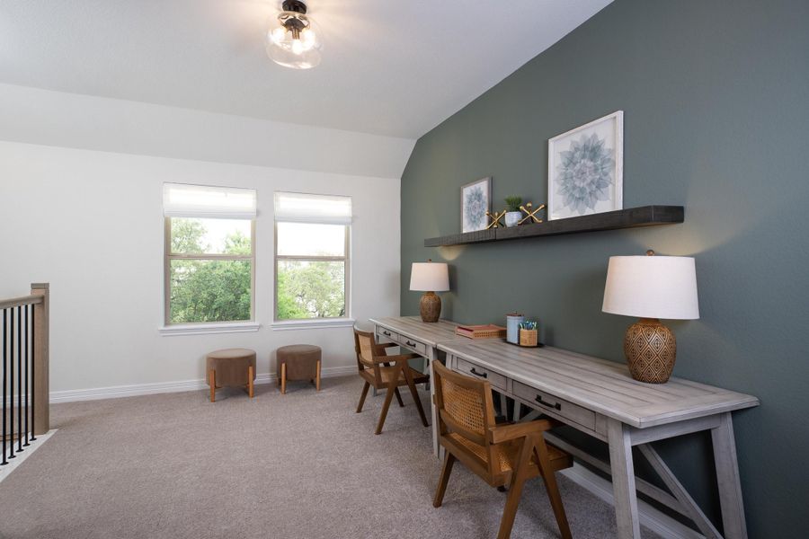 Representative furnished interior of a home built from the Austin by Ashton Woods in Azalea, Brookshire (Image 8). Representative furnished interior of a home built from the Austin by Ashton Woods in Azalea, Brookshire (Image 8).