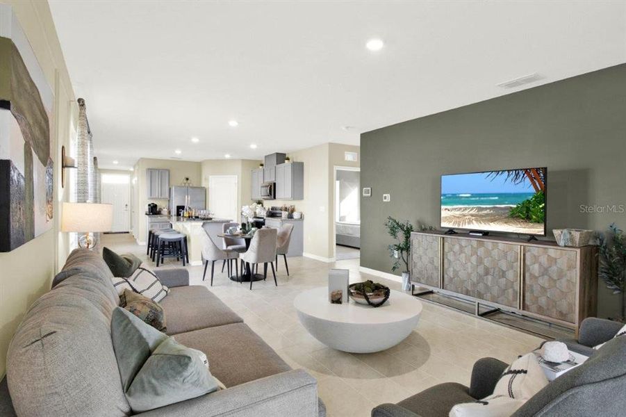 Furnished interior view inside a new home in Villamar, Winter Haven (Image 4).