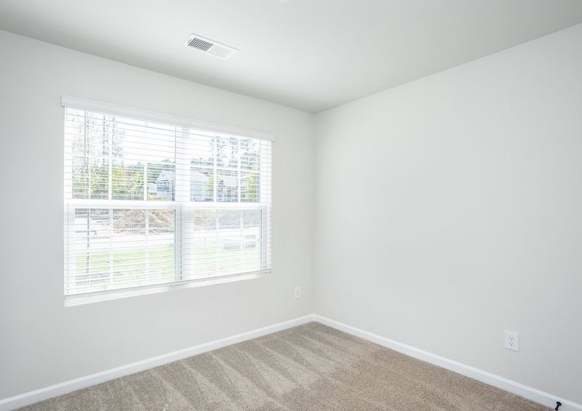 Secondary bedrooms make perfect guest bedrooms.