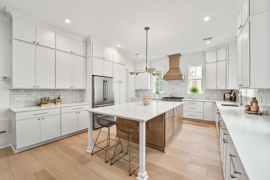 Furnished interior view inside a new home in , Charleston (Image 12).