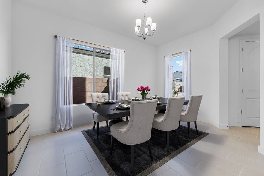 Representative furnished interior of a home built from the Revere by Taylor Morrison in Combs Ranch Landmark Collection, San Tan Valley (Image 11).