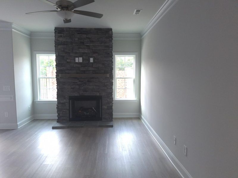 Spacious, unfurnished interior of a new home in Weybridge, Burlington (Image 23). Spacious, unfurnished interior of a new home in Weybridge, Burlington (Image 23).