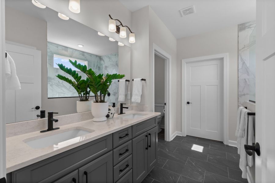 Representative furnished interior of a home built from the The Sand Dollar by Chesapeake Homes in Coastal Club of the Carolinas, Calabash (Image 43).