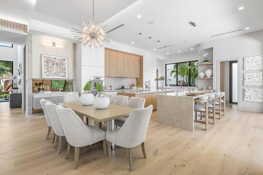 Furnished interior view inside a new home in , Boca Raton (Image 69).