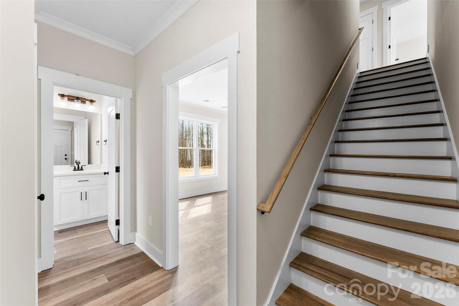 Spacious, unfurnished interior of a new home in , New London (Image 20).