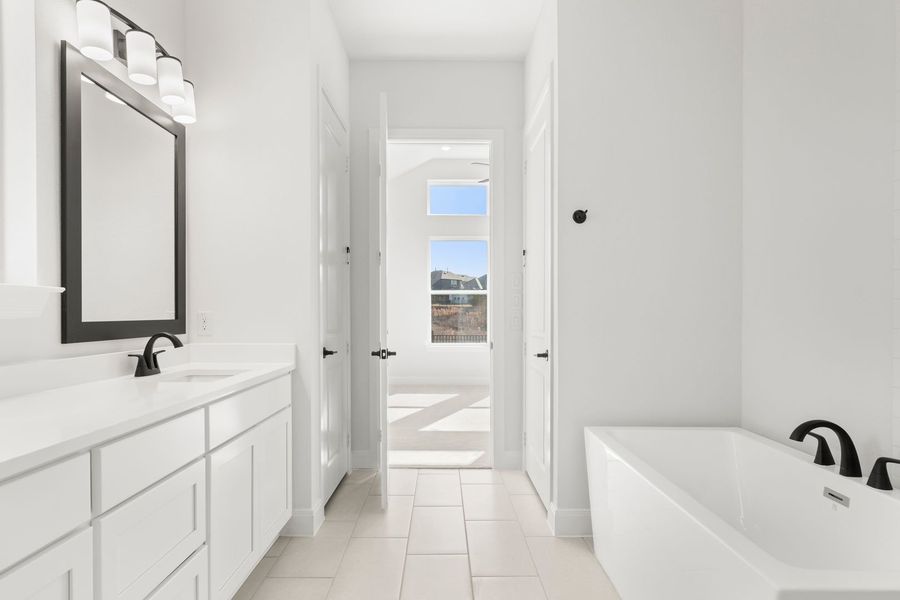 Furnished interior view inside a new home in Devonshire, Forney (Image 17).