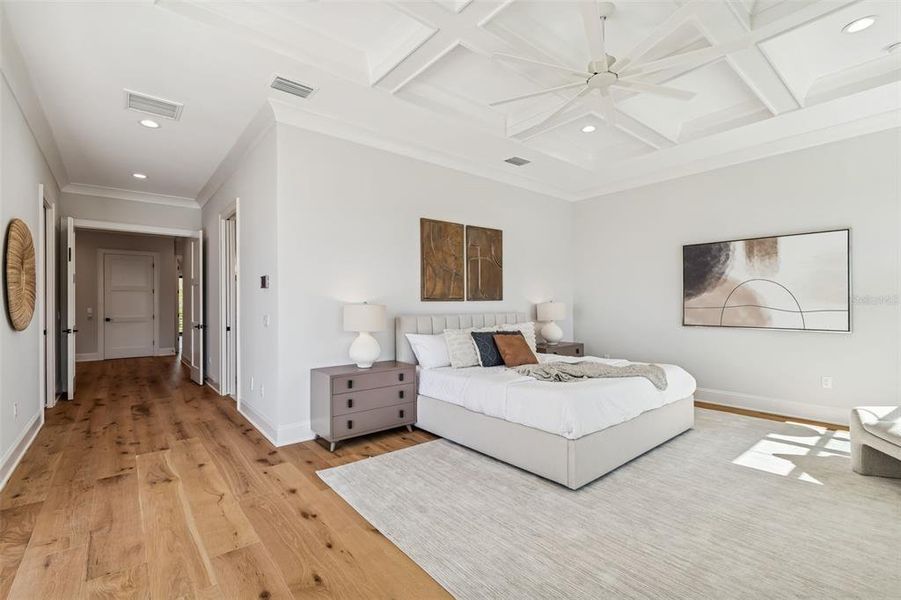 Furnished interior view inside a new home in , Tampa (Image 42).