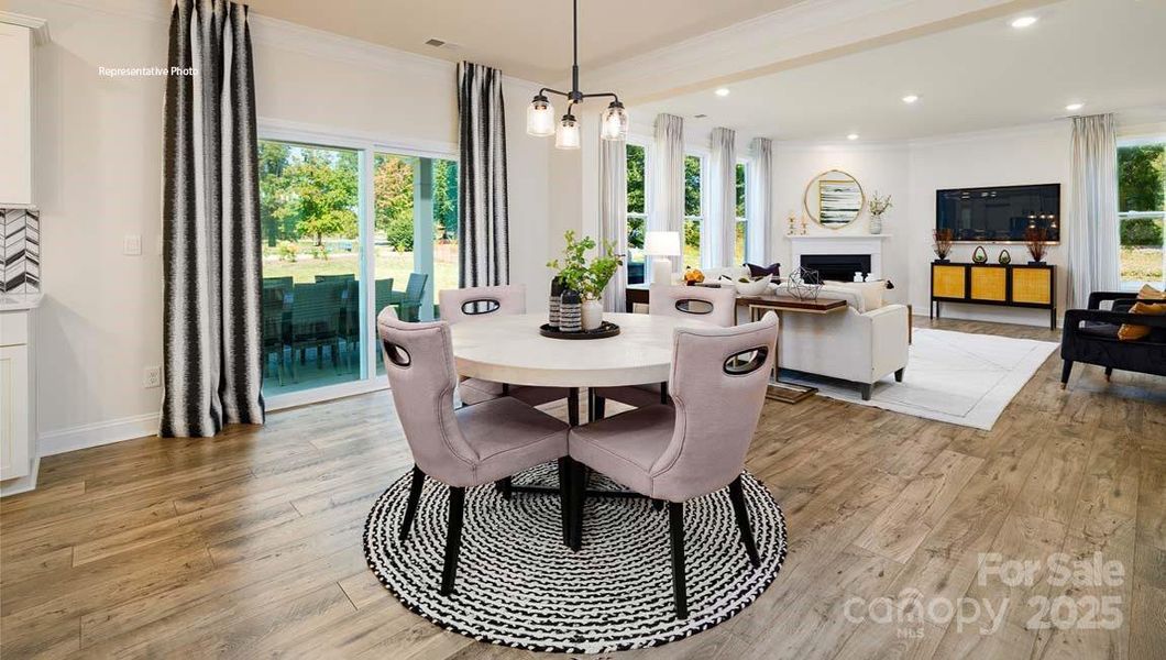 Furnished interior view inside a new home in Sylvan Creek, Denver (Image 30).