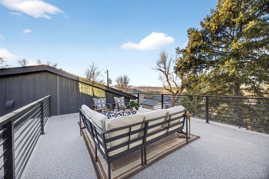 Exterior details and patio area of a home in , Denver (Image 4).