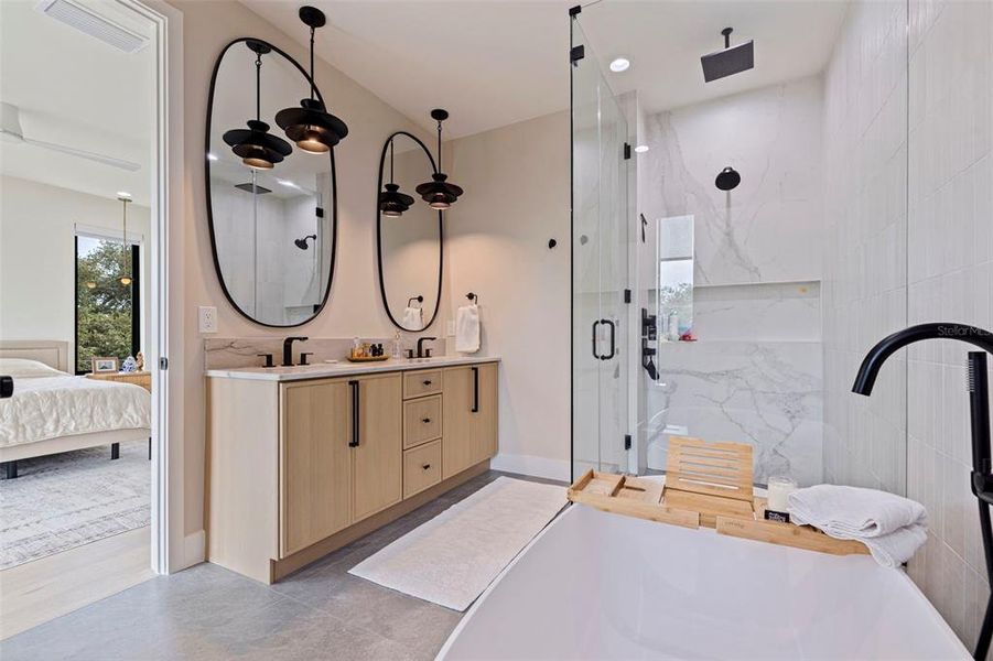 Furnished interior view inside a new home in , Tampa (Image 30).