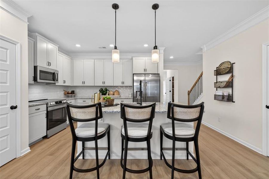 Furnished interior view inside a new home in Fuller Station, Loganville (Image 16).