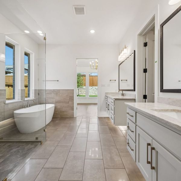 Furnished interior view inside a new home in StarView, Prosper (Image 34).