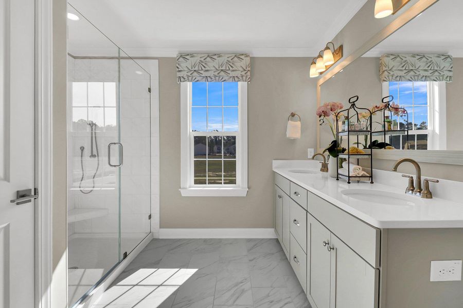 Furnished interior view inside a new home in Six Oaks, Summerville (Image 18).
