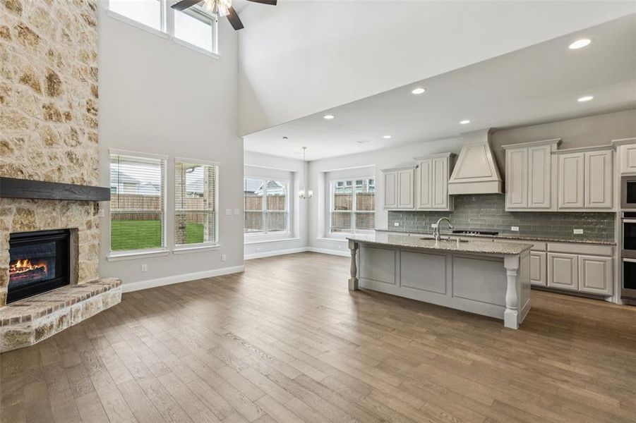 Furnished interior view inside a new home in Lake Shore Village, Rowlett (Image 5).