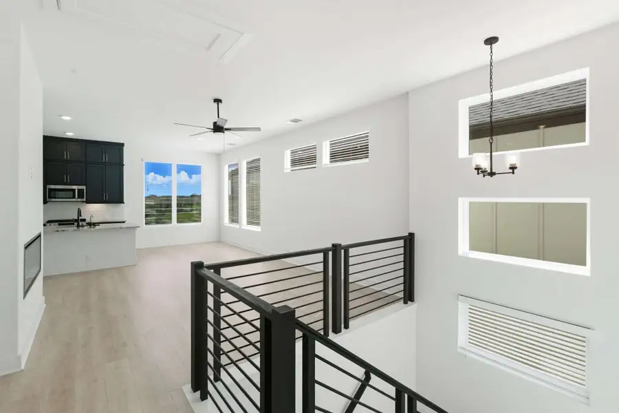 Furnished interior view inside a new home in Prominence, San Antonio (Image 3).